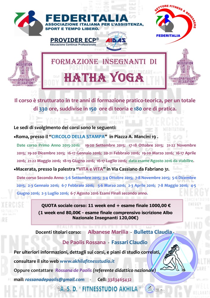 Volantino corsi Hatha Yoga2